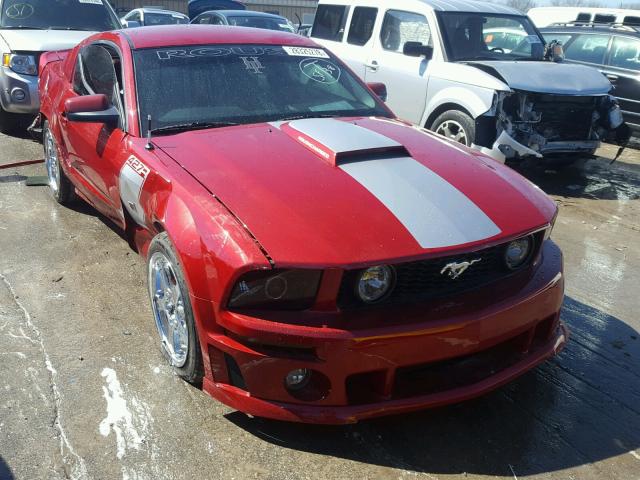 1ZVHT82H385109740 - 2008 FORD MUSTANG GT MAROON photo 1