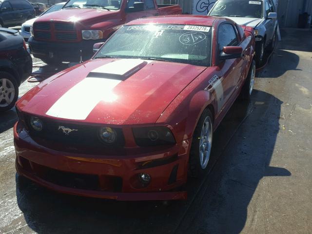 1ZVHT82H385109740 - 2008 FORD MUSTANG GT MAROON photo 2