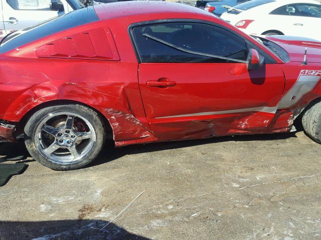 1ZVHT82H385109740 - 2008 FORD MUSTANG GT MAROON photo 9