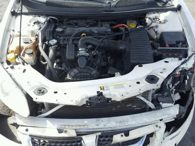 1B3EL46X06N277852 - 2006 DODGE STRATUS SX WHITE photo 7