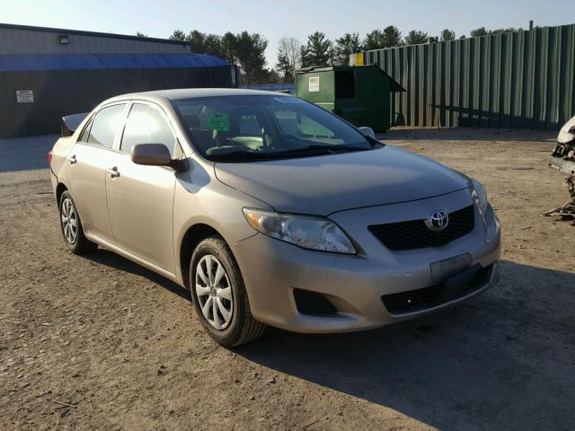 2T1BU4EE9AC252393 - 2010 TOYOTA COROLLA BA GOLD photo 1