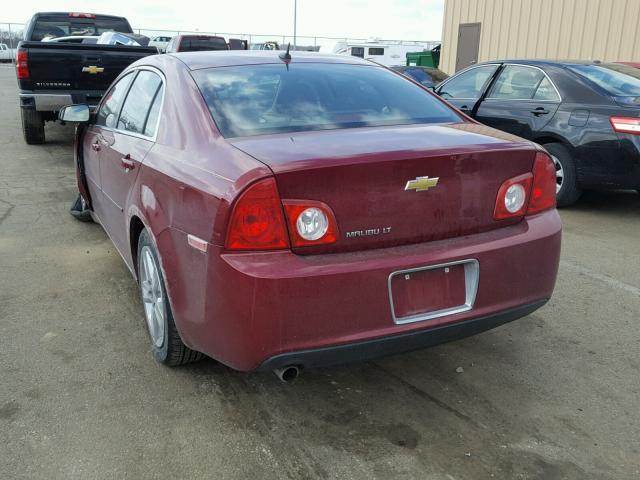 1G1ZC5E17BF285415 - 2011 CHEVROLET MALIBU 1LT MAROON photo 3