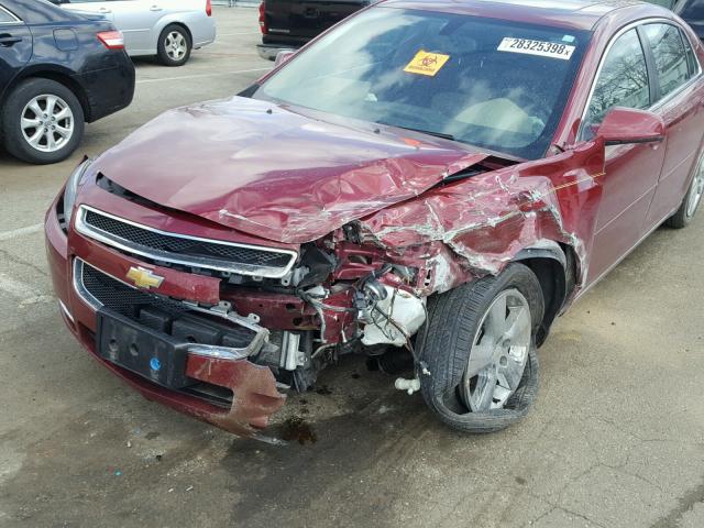 1G1ZC5E17BF285415 - 2011 CHEVROLET MALIBU 1LT 栗色 照片 9