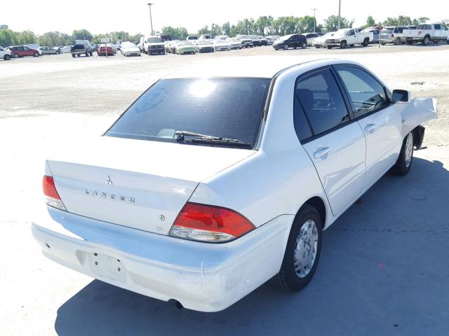 JA3AJ36B12U013264 - 2002 MITSUBISHI LANCER WHITE photo 4