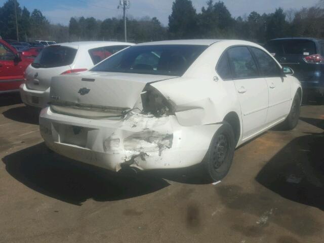 2G1WS58R379267565 - 2007 CHEVROLET IMPALA POL WHITE photo 4