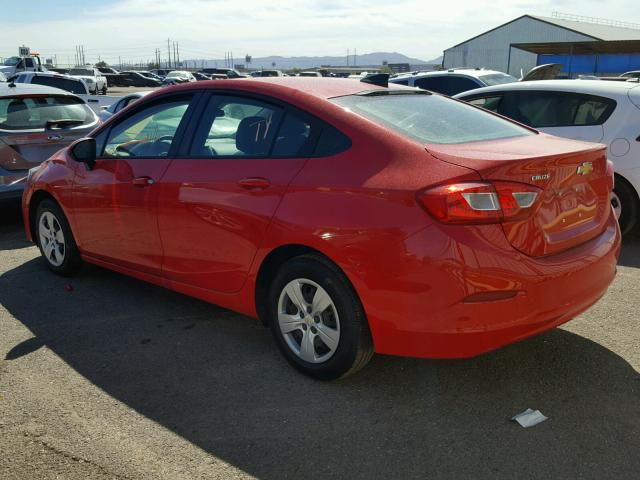 3G1BC5SM4HS523340 - 2017 CHEVROLET CRUZE LS RED photo 3