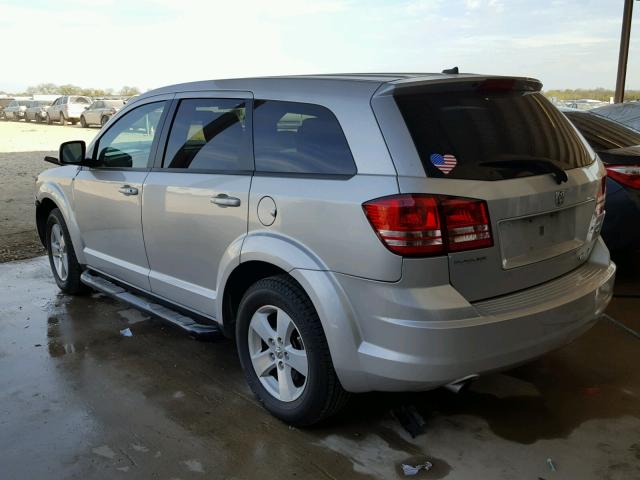 3D4GG57V19T502284 - 2009 DODGE JOURNEY SX SILVER photo 3