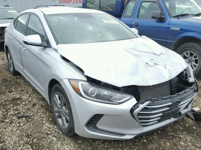 KMHD84LFXHU243333 - 2017 HYUNDAI ELANTRA SE SILVER photo 1