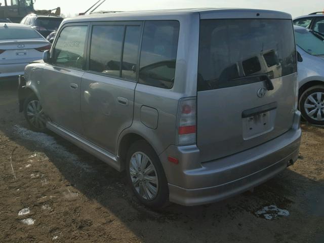 JTLKT324150200091 - 2005 TOYOTA SCION XB ვერცხლისფერი ფოტო 3