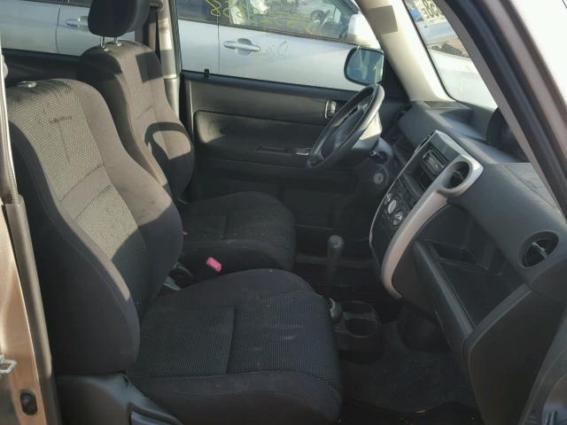 JTLKT324150200091 - 2005 TOYOTA SCION XB ვერცხლისფერი ფოტო 5