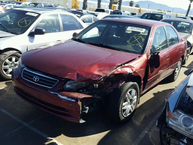 4T1BF22K01U962872 - 2001 TOYOTA CAMRY LE MAROON photo 2