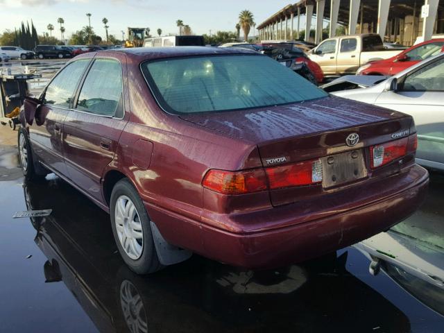 4T1BF22K01U962872 - 2001 TOYOTA CAMRY LE MAROON photo 3