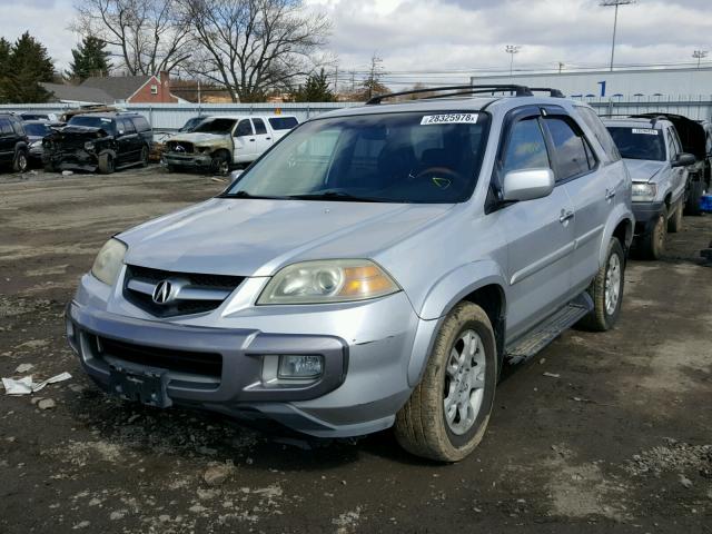 2HNYD18905H515805 - 2005 ACURA MDX TOURIN SILVER photo 2