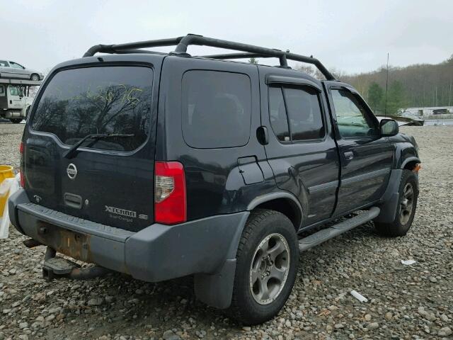 5N1MD28Y22C595443 - 2002 NISSAN XTERRA SE BLACK photo 4