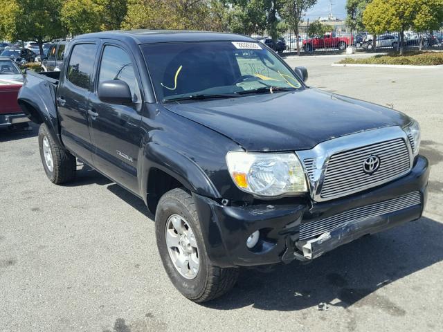 3TMJU62N46M014574 - 2006 TOYOTA TACOMA DOU BLACK photo 1