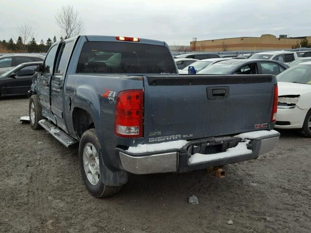 3GTRKVE33AG125279 - 2010 GMC SIERRA K15 BLUE photo 3