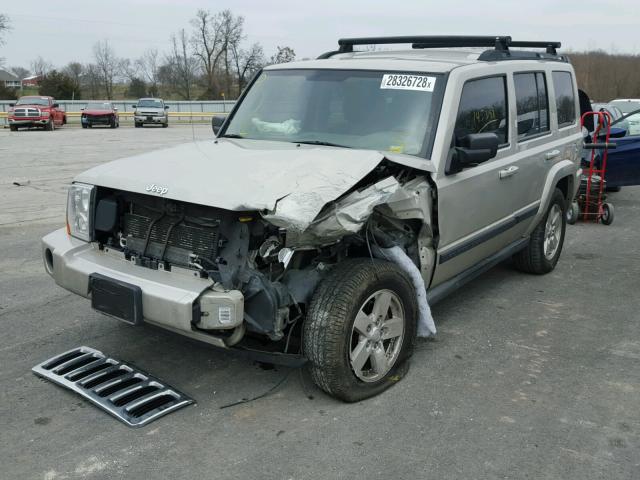 1J8HG48K17C505624 - 2007 JEEP COMMANDER თაფლისფერი ფოტო 2