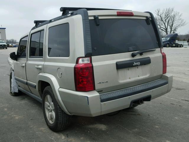 1J8HG48K17C505624 - 2007 JEEP COMMANDER თაფლისფერი ფოტო 3