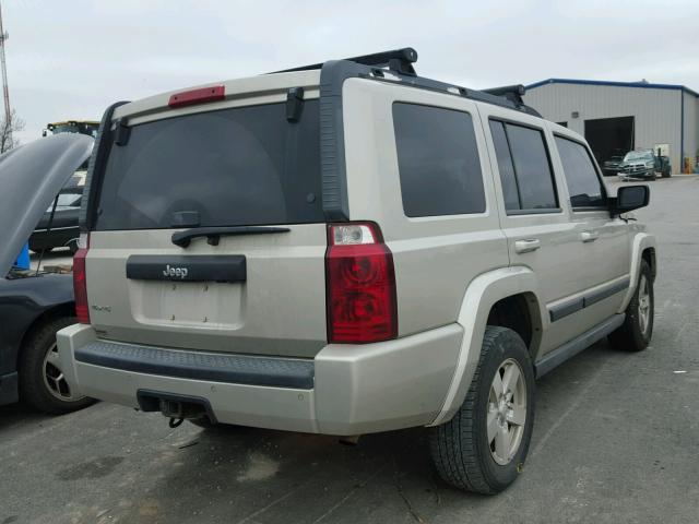 1J8HG48K17C505624 - 2007 JEEP COMMANDER თაფლისფერი ფოტო 4
