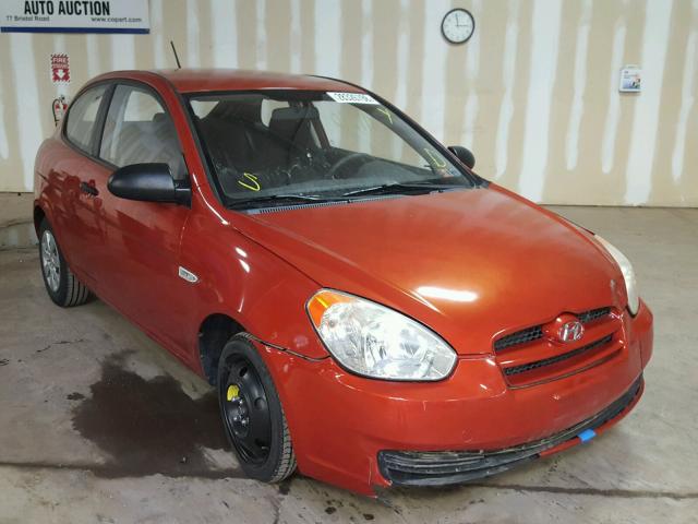 KMHCM36C28U101819 - 2008 HYUNDAI ACCENT GS ORANGE photo 1