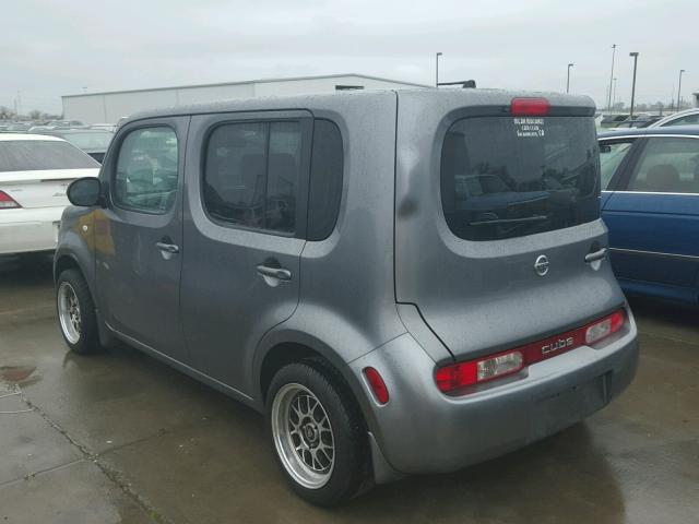 JN8AZ28R69T125948 - 2009 NISSAN CUBE BASE GRAY photo 3