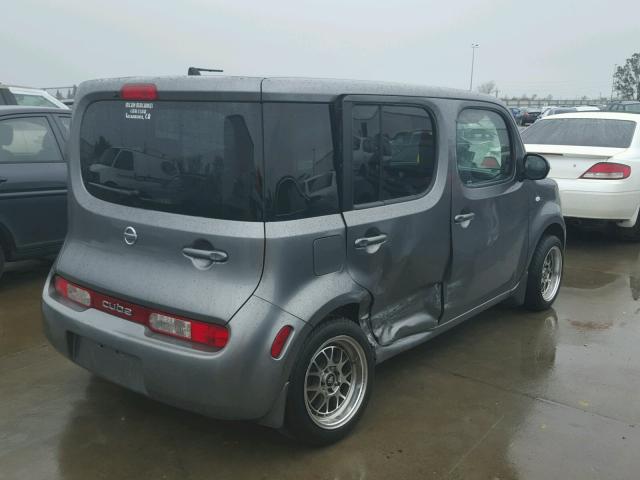 JN8AZ28R69T125948 - 2009 NISSAN CUBE BASE GRAY photo 4