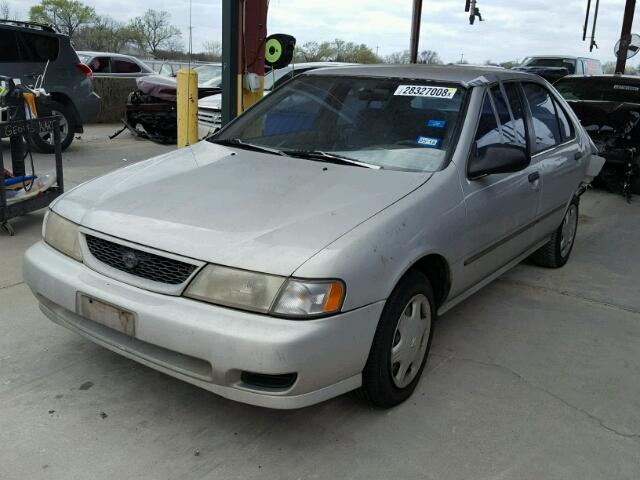 1N4AB41D6WC704336 - 1998 NISSAN SENTRA E GRAY photo 2