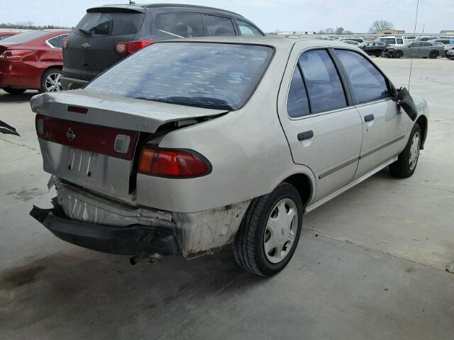 1N4AB41D6WC704336 - 1998 NISSAN SENTRA E GRAY photo 4