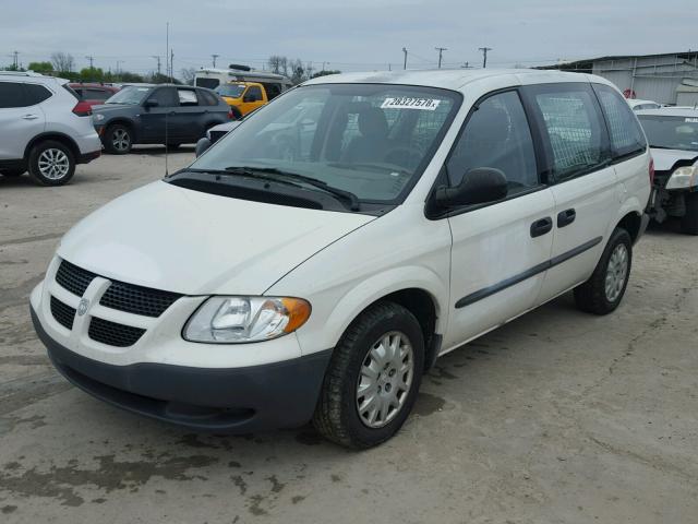 1D4GP21373B334147 - 2003 DODGE CARAVAN C/ WHITE photo 2