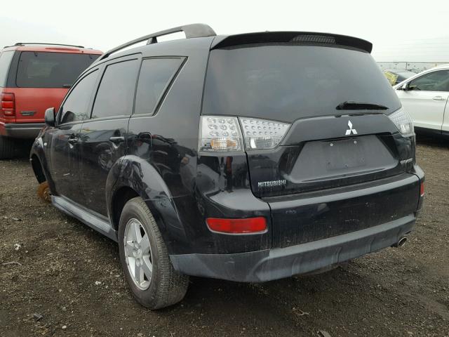 JA4LS21W19Z012733 - 2009 MITSUBISHI OUTLANDER BLACK photo 3