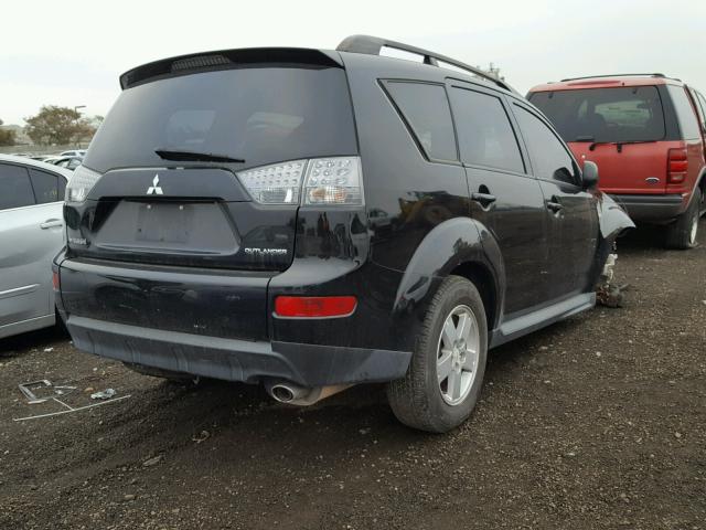 JA4LS21W19Z012733 - 2009 MITSUBISHI OUTLANDER BLACK photo 4