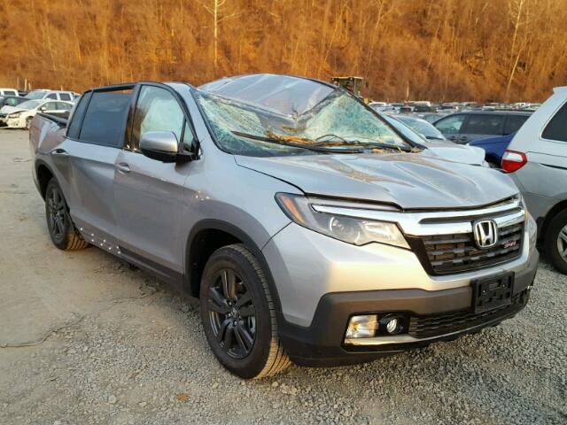 5FPYK3F1XJB010351 - 2018 HONDA RIDGELINE GRAY photo 1