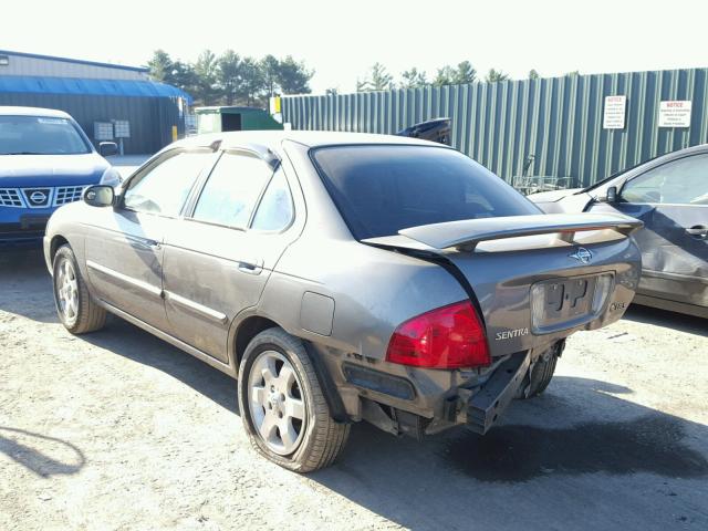 3N1CB51D46L458757 - 2006 NISSAN SENTRA 1.8 GRAY photo 3