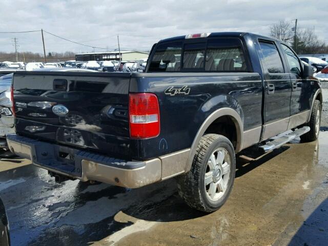 1FTPW14506KD76168 - 2006 FORD F150 SUPER BLACK photo 4