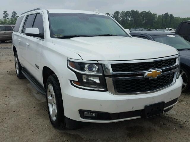 1GNSCHKC4GR243166 - 2016 CHEVROLET SUBURBAN C WHITE photo 1