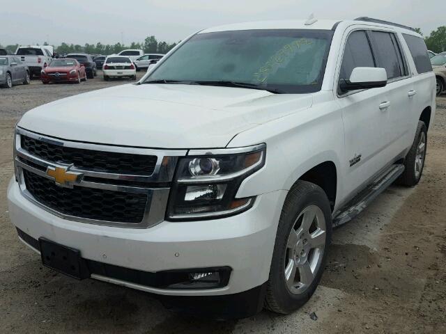 1GNSCHKC4GR243166 - 2016 CHEVROLET SUBURBAN C WHITE photo 2