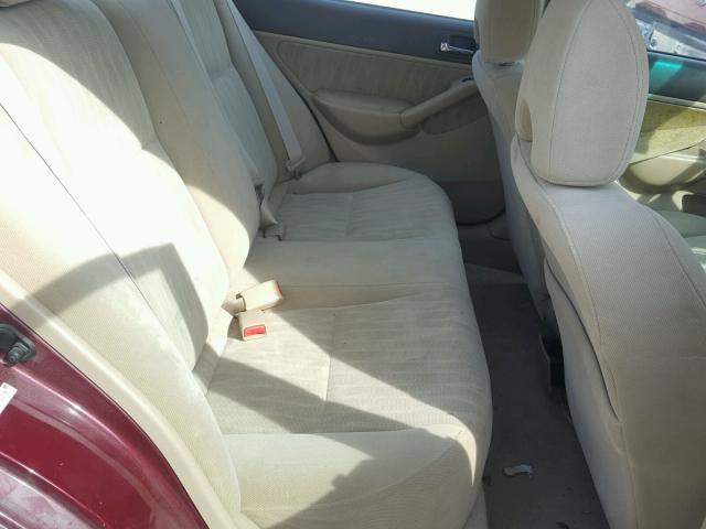 2HGES26703H602589 - 2003 HONDA CIVIC EX მუქწითელი ფოტო 6