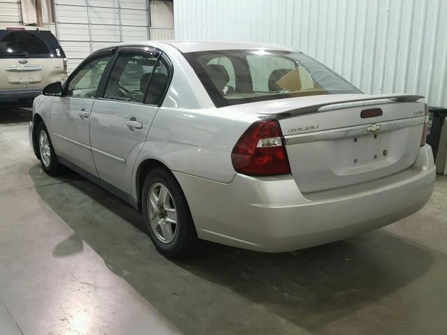 1G1ZT54815F200054 - 2005 CHEVROLET MALIBU LS ვერცხლისფერი ფოტო 3