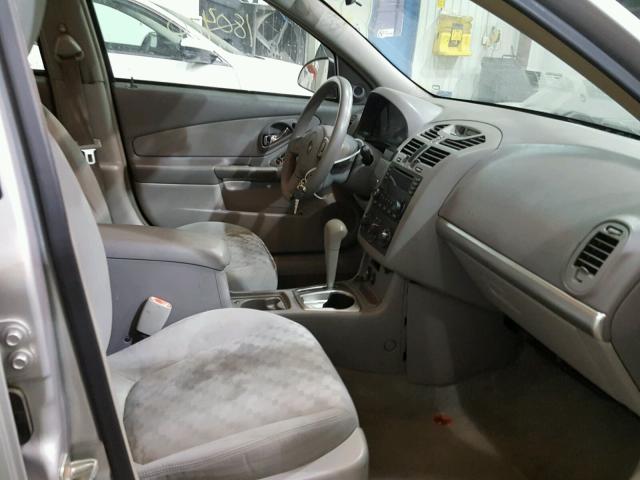 1G1ZT54815F200054 - 2005 CHEVROLET MALIBU LS ვერცხლისფერი ფოტო 5