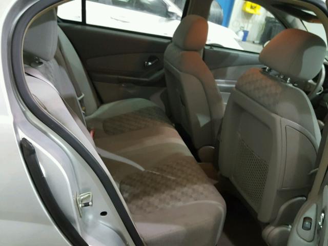1G1ZT54815F200054 - 2005 CHEVROLET MALIBU LS ვერცხლისფერი ფოტო 6