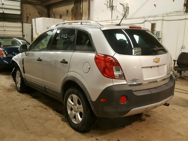 3GNAL2EK4ES670966 - 2014 CHEVROLET CAPTIVA LS 银色 照片 3