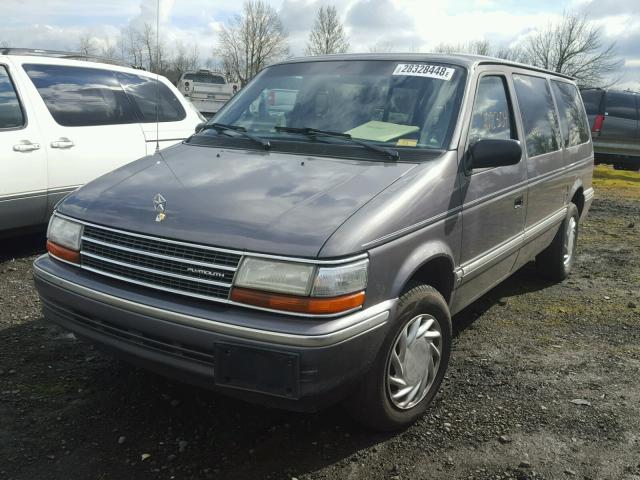 1P4GH44R3PX659470 - 1993 PLYMOUTH GRAND VOYA GRAY photo 2