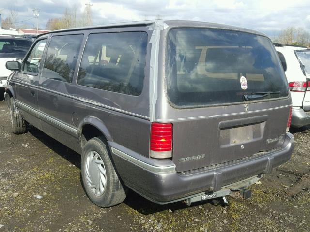 1P4GH44R3PX659470 - 1993 PLYMOUTH GRAND VOYA GRAY photo 3