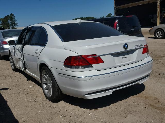 WBAHN83566DT61774 - 2006 BMW 750 LI WHITE photo 3