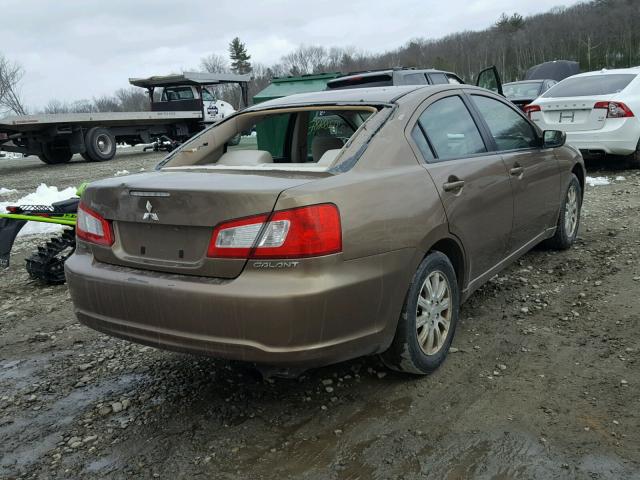 4A3AB36F09E018491 - 2009 MITSUBISHI GALANT ES BROWN photo 4