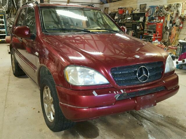 4JGAB72E9YA193637 - 2000 MERCEDES-BENZ ML 430 勃艮第红 照片 1
