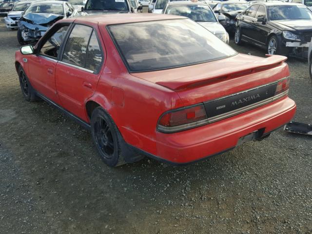 JN1HJ01P2MT571041 - 1991 NISSAN MAXIMA RED photo 3