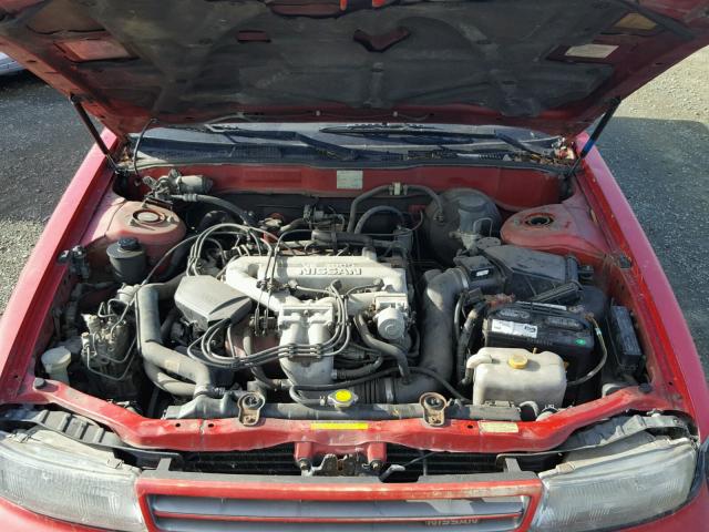 JN1HJ01P2MT571041 - 1991 NISSAN MAXIMA RED photo 7