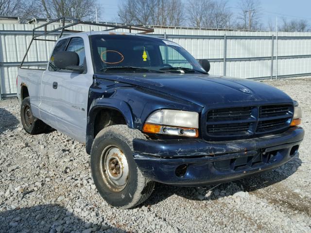 1B7GL22X2XS105486 - 1999 DODGE DAKOTA TWO TONE photo 1