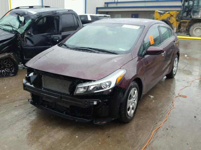 3KPFK4A72HE063787 - 2017 KIA FORTE LX PURPLE photo 2